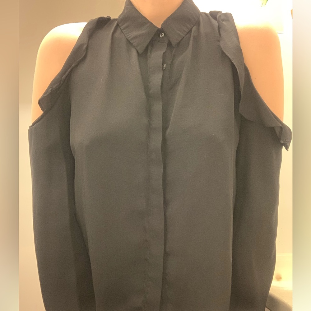 Button Front Blouse - Picture 12 of 14